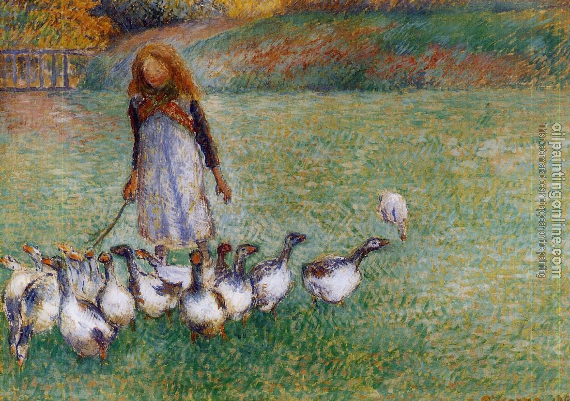 Pissarro, Camille - Little Goose Girl